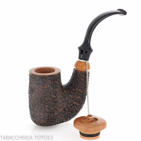 Brebbia pipa en forma de roca húngara Oom Paul - Pipas de Tabaco