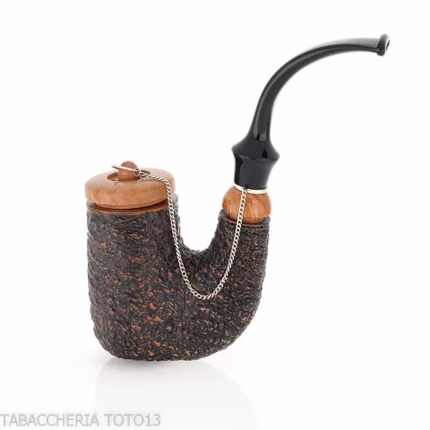 Brebbia pipa en forma de roca húngara Oom Paul - Pipas de Tabaco