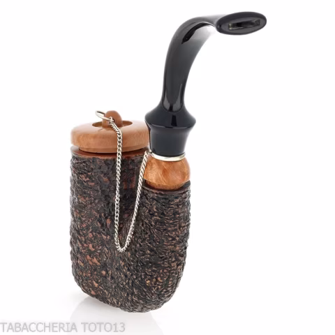 Brebbia pipa en forma de roca húngara Oom Paul - Pipas de Tabaco