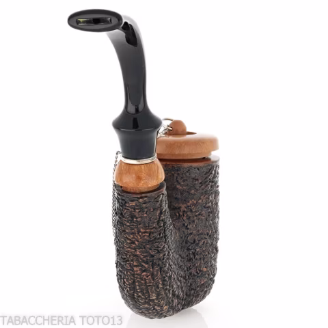 Brebbia pipa en forma de roca húngara Oom Paul - Pipas de Tabaco