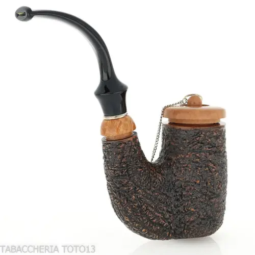 Pipe Brebbia en forme de Oom Paul rock hongrois - Pipe Pour le Tabac - Racine naturelle