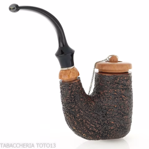 Brebbia pipa en forma de roca húngara Oom Paul - Pipas de Tabaco