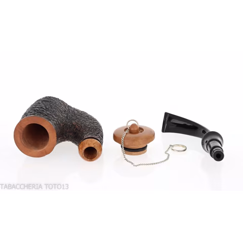 Brebbia pipa en forma de roca húngara Oom Paul - Pipas de Tabaco
