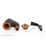 Brebbia pipa en forma de roca húngara Oom Paul - Pipas de Tabaco