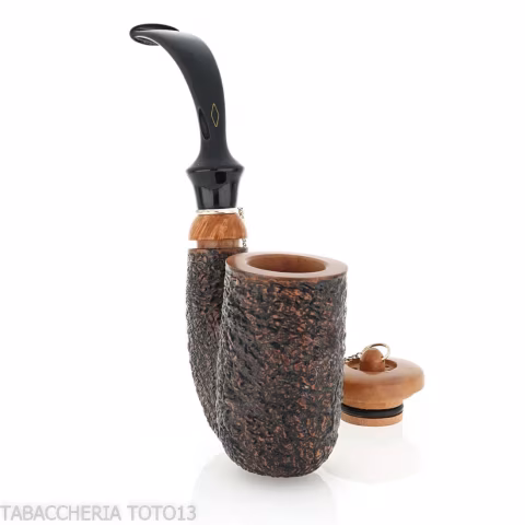 Brebbia pipa en forma de roca húngara Oom Paul - Pipas de Tabaco