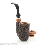 Brebbia pipa en forma de roca húngara Oom Paul - Pipas de Tabaco