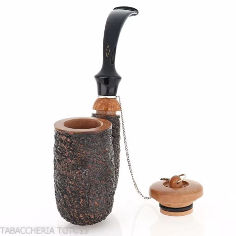 Brebbia pipa en forma de roca húngara Oom Paul - Pipas de Tabaco