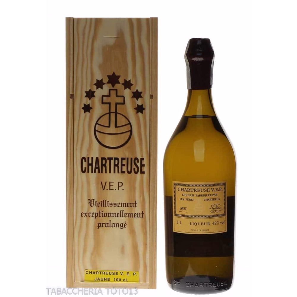 Chartreuse V.E.P. jaune Vol.42% Cl.100 - Spiritueux - Fleurs