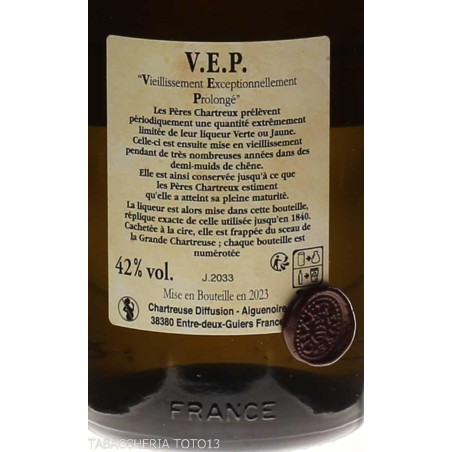Chartreuse V.E.P. Gialla Vol.42% Cl.100 - Distillati