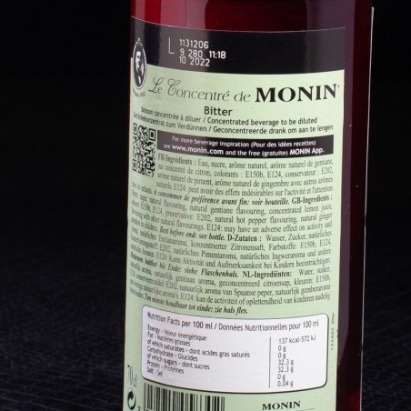 Non-alcoholic Bitter Monin for aperitifs Vol. 0% Cl.70 - Spirits - Sugar cane juice