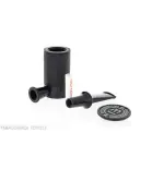 Pipa Tsuge Spider B13 en concepto de calabaza inversa de brezo negro pulido con chorro de arena - Pipas de Tabaco