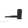 B13 limited edition Tsuge Spider pipe in sandblasted black briar reverse calabash concept - Bentley Pipes