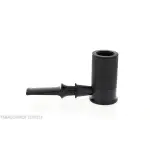 Pipa Tsuge Spider B13 en concepto de calabaza inversa de brezo negro pulido con chorro de arena - Pipas de Tabaco