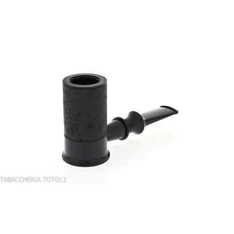 Pipa Tsuge Spider B13 en concepto de calabaza inversa de brezo negro pulido con chorro de arena - Pipas de Tabaco