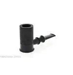 Pipa Tsuge Spider B13 en concepto de calabaza inversa de brezo negro pulido con chorro de arena - Pipas de Tabaco