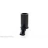 B13 limited edition Tsuge Spider pipe in sandblasted black briar reverse calabash concept - Bentley Pipes