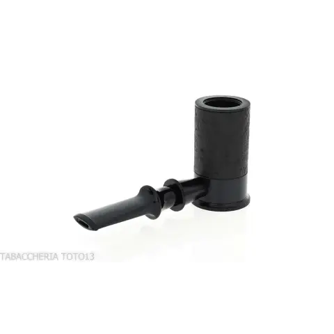 Pipa Tsuge Spider B13 en concepto de calabaza inversa de brezo negro pulido con chorro de arena - Pipas de Tabaco