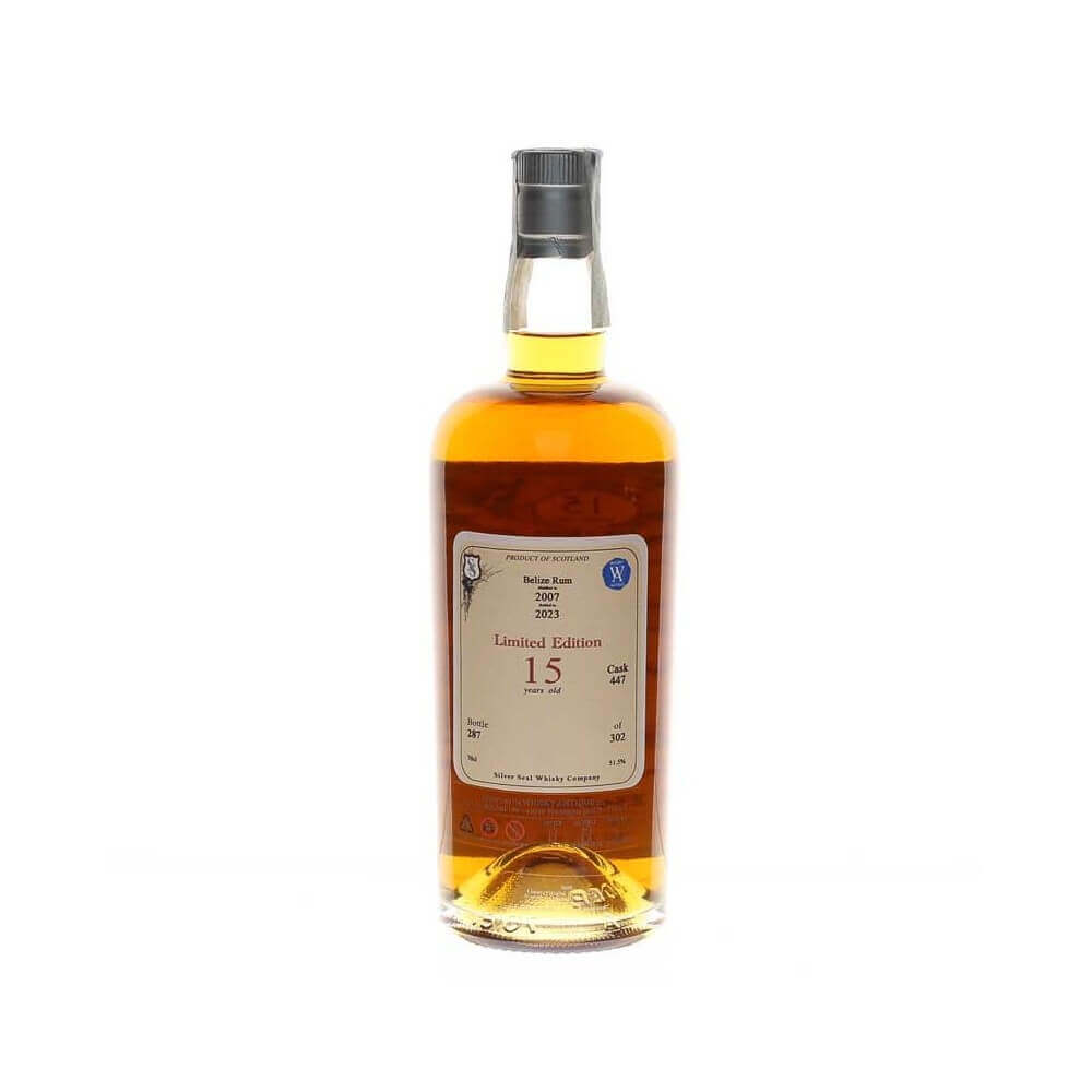 Silver Seal Belize rum 15 yo 2007 - 2023 Vol.51,5% Cl.70 - Silver Seal Whisky Company