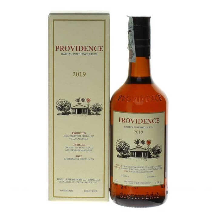 Providence Haitian rum 2019 ex-Caroni casks Vol.52% Cl.70 Distillerie de Port-au-Prince Rhum