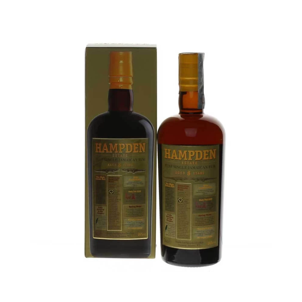 HAMPDEN 8 ANS rhum jamaïcain