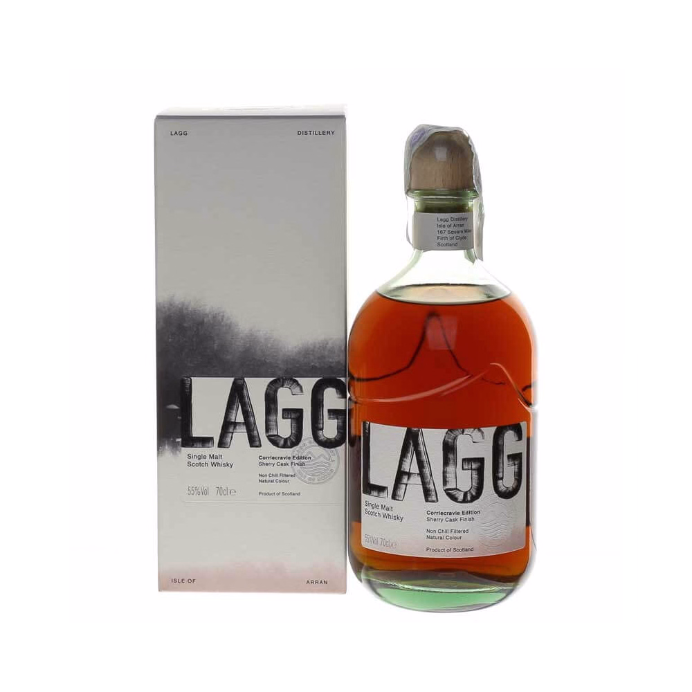 Lagg Corriecravie Heavily peated Sherry cask finish Vol.55% Cl.70 - Distillati