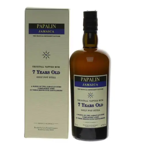 Papalin Jamaica 7 yo finest blend of old rums by Velier Vol.47% Cl.70 - Distillati