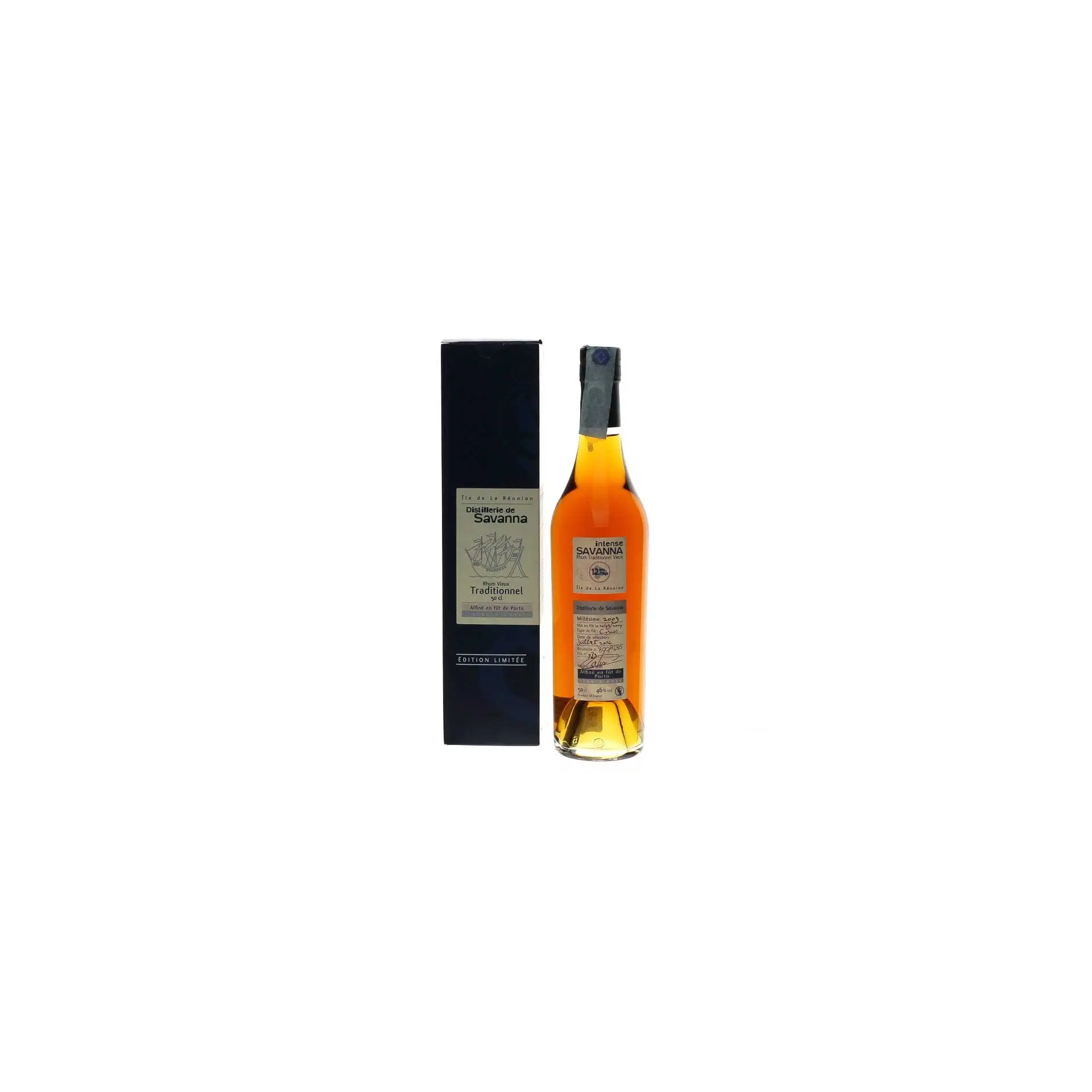 Savanna 2003 Rhum Agricole Extra Vieux 12 Ans Cognac single Cask 973 Vol.46% Cl.50 - Spirits - Sugar cane juice