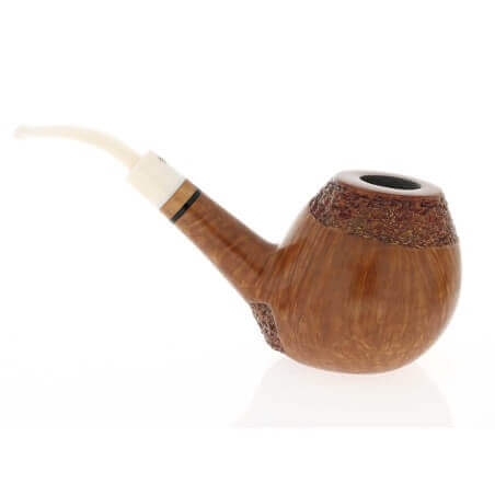 Viprati Collection gebogene Brandy-Pfeife aus natürlichem Dornbusch Viprati Pipe Viprati