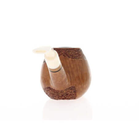 Viprati Collection gebogene Brandy-Pfeife aus natürlichem Dornbusch Viprati Pipe Viprati