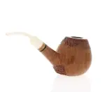 Viprati Collection gebogene Brandy-Pfeife aus natürlichem Dornbusch - Tabakpfeifen
