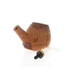 Viprati Collection gebogene Brandy-Pfeife aus natürlichem Dornbusch - Tabakpfeifen