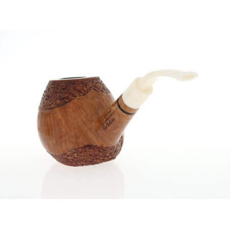 Pipa de brandy de forma curvada Viprati Collection en brezo natural Viprati Pipe Viprati