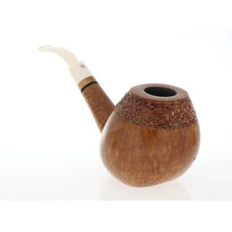 Viprati Collection gebogene Brandy-Pfeife aus natürlichem Dornbusch - Viprati Pipe