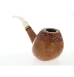 Viprati Collection gebogene Brandy-Pfeife aus natürlichem Dornbusch - Tabakpfeifen