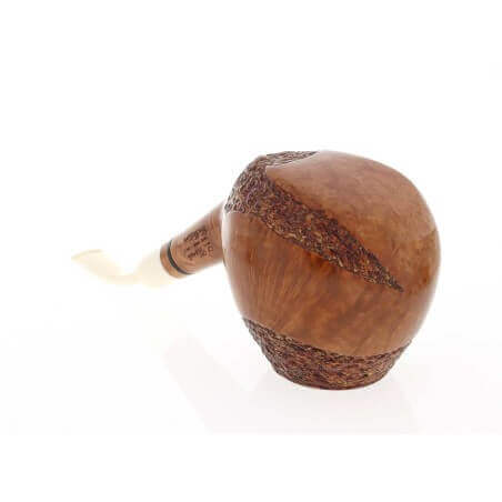 Pipa de brandy de forma curvada Viprati Collection en brezo natural Viprati Pipe Viprati