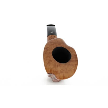 Viprati Collection pipa forma Horn in radica parzialmente sabbiata Viprati Pipe Viprati Viprati