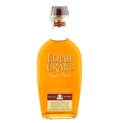 Elijah Craig 1789 Small batch Ryder Cup Limited Edition Vol.47% Cl.70 - Spiritueux - Blé dur