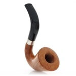 Pipa Brebbia Forma de calabaza Calabash Jubilee 1997 en brezo puro Brebbia Pipe