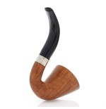 Pipa Brebbia forma Gourd Calabash Jubilee 1997 in radica pura - Pipe