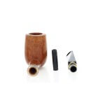 Brebbia Millennium Billiard pipe, pure briar shape Brebbia Pipe Brebbia