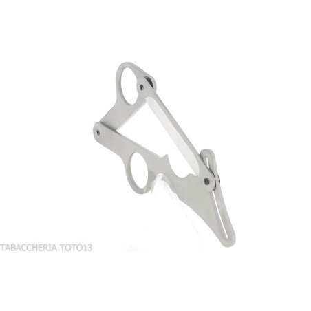 Tijera Fox Cigar Club Knives acero inoxidable satinado doble hoja - Accesorios Del Cigarro