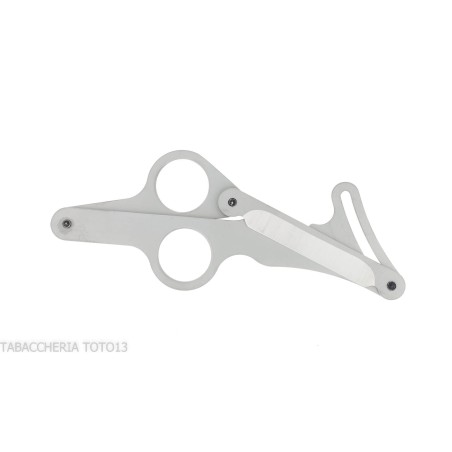 Tijera Fox Cigar Club Knives acero inoxidable satinado doble hoja - Accesorios Del Cigarro