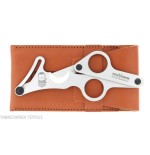 Fox Cigar Club Knives satin stainless steel double blade cigar scissor - Accessories Cigar - Metal