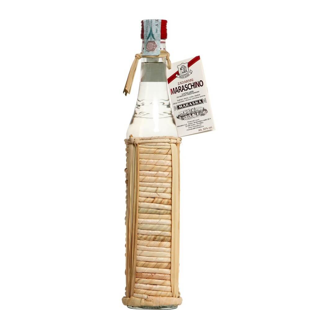 Maraschino Maraska Zadarski botella con pajita Vol.32% Cl.50 - Maraska Zadarski
