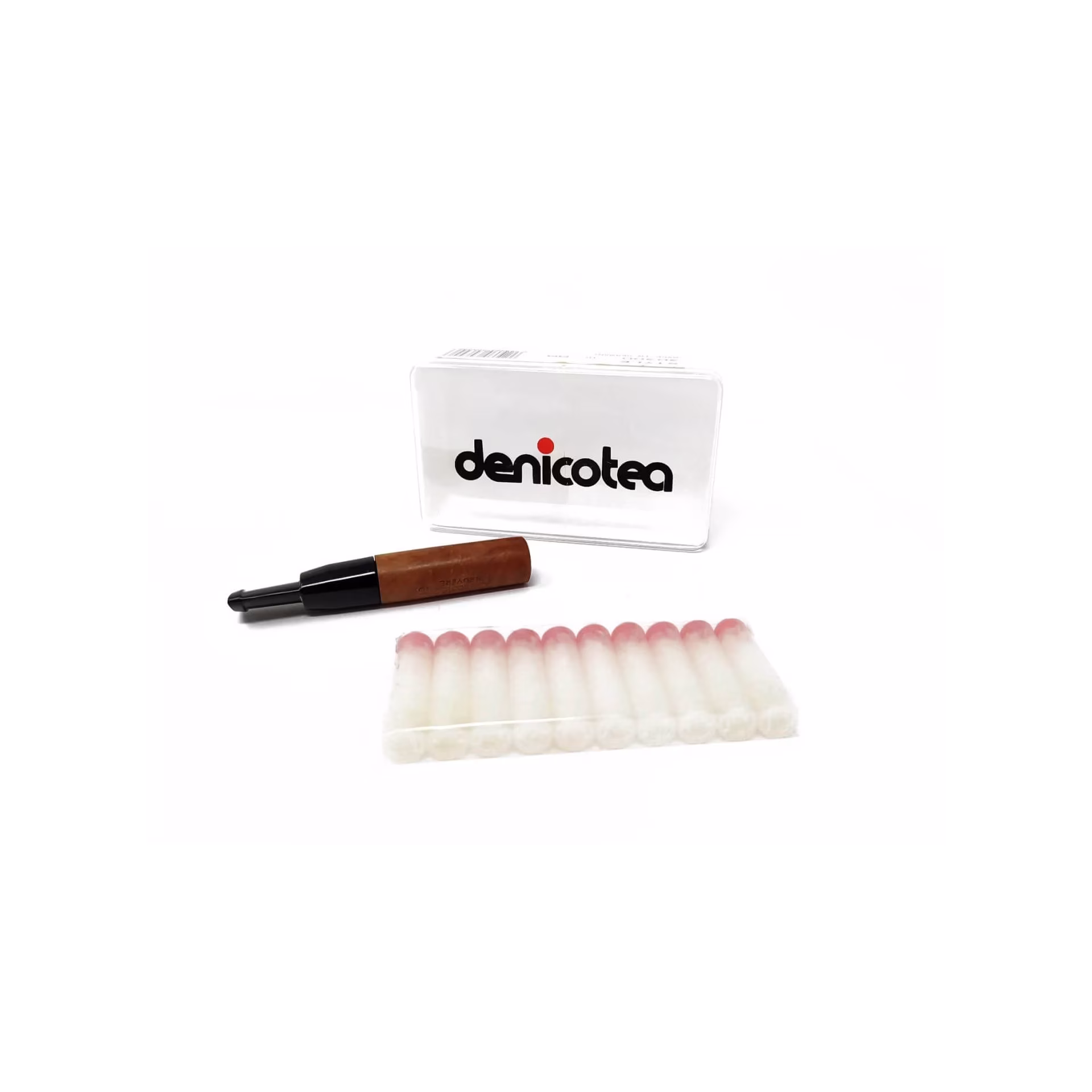 Denicotea bocchino in radica con filtro per sigaretto diametro 11 mm - Accessori Per Sigari Toscano
