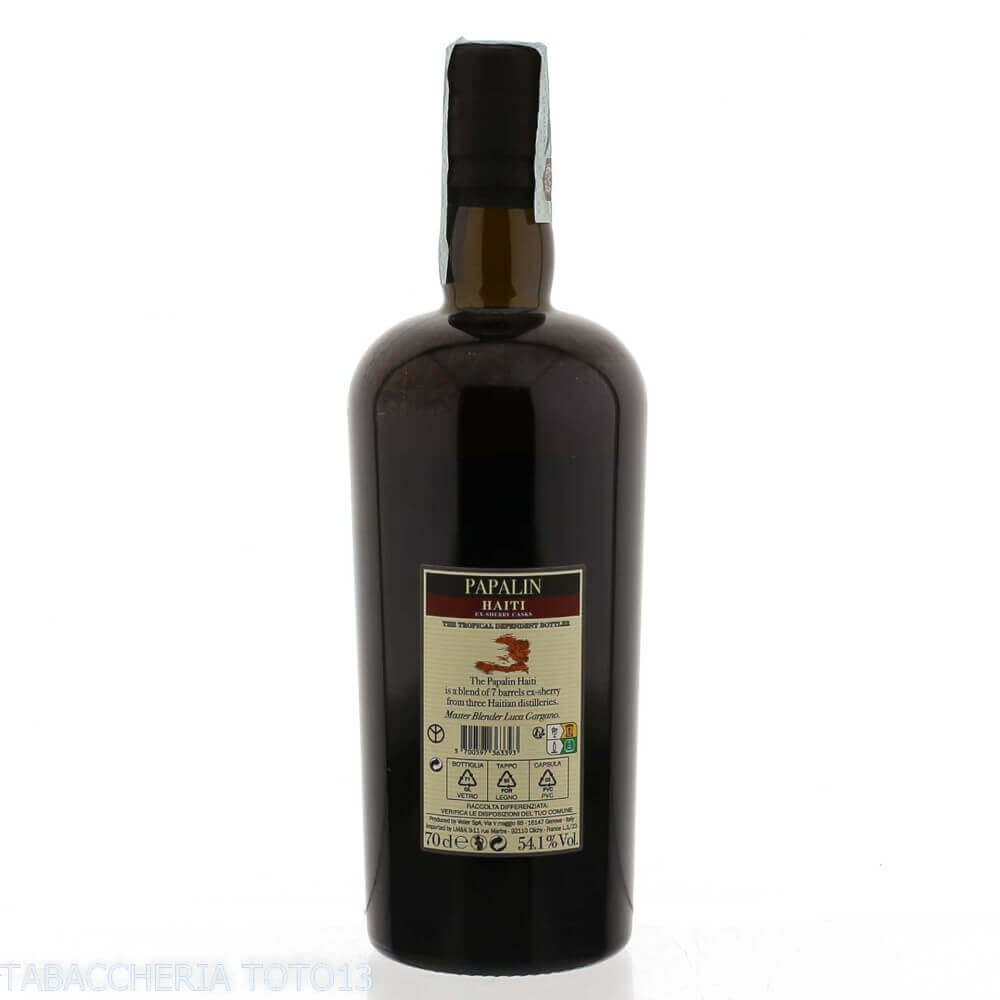 Papalin Haiti 6 yo finest blend of old rums ex sherry cask Vol.54,1% Cl.70 - Habitation Velier