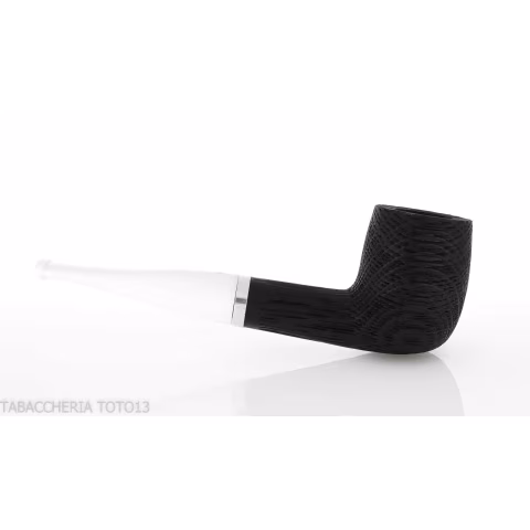 Pipe série Chêne forme Billard droite en mortier de bois - Pipe Pour le Tabac - Bois fossile