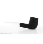 Pipe série Chêne forme Billard droite en mortier de bois - Pipe Pour le Tabac - Bois fossile