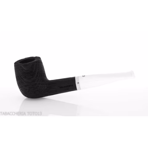 Pipe série Chêne forme Billard droite en mortier de bois - Pipe Pour le Tabac - Bois fossile