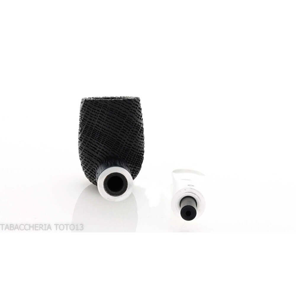Pipe series Oak straight Billiard shape in mortar wood - Pipe Milano